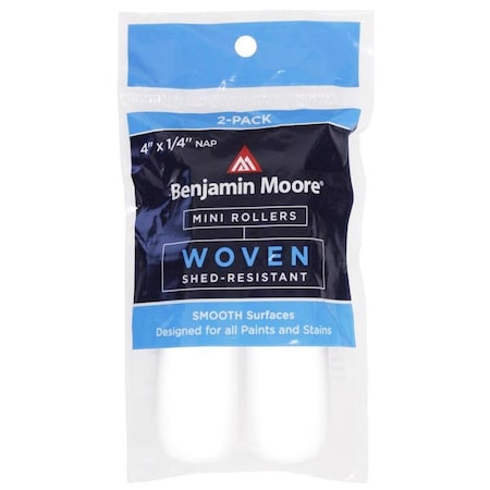 Premier Benjamin Moore Woven 4 in. W X 1/4 in. Mini Roller 2 pk U66300-018